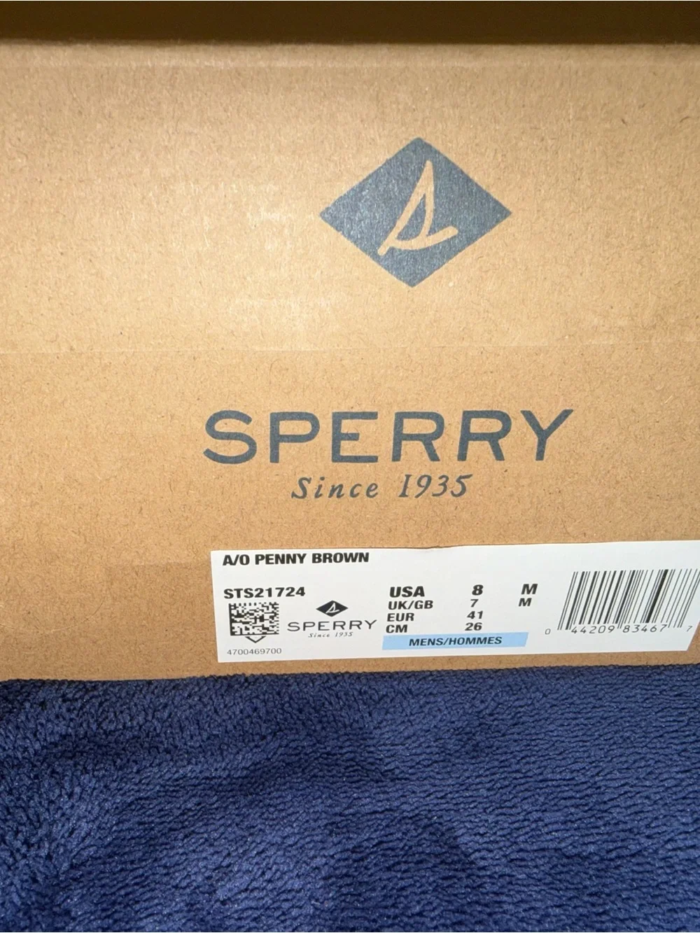Sperry Brown Leather Penny Boat Shoes